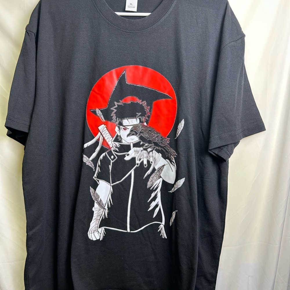 Black Anime Shisui Uchiha T-Shirt